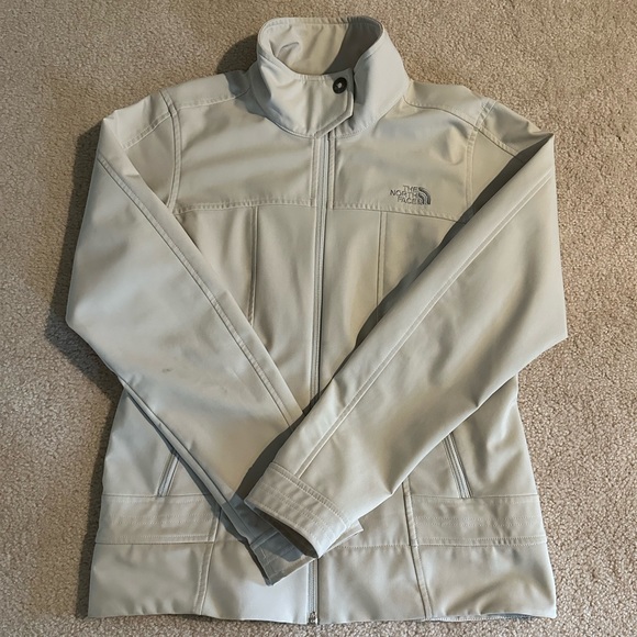 The North Face TNF Apex jacket. Cream colour. Size M. - Picture 1 of 6